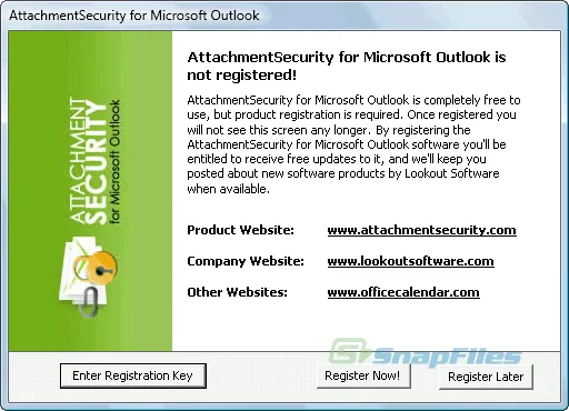 Attachment Security for Outlook Captura de pantalla 2