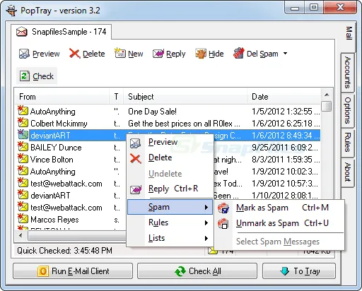 PopTray Captura de pantalla 1