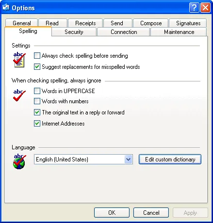 Spell Checker For OE Captura de pantalla 2