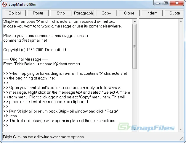 Stripmail Captura de pantalla 1