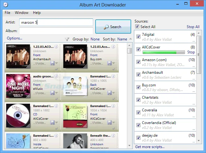 Album Art Downloader XUI Captura de pantalla 1