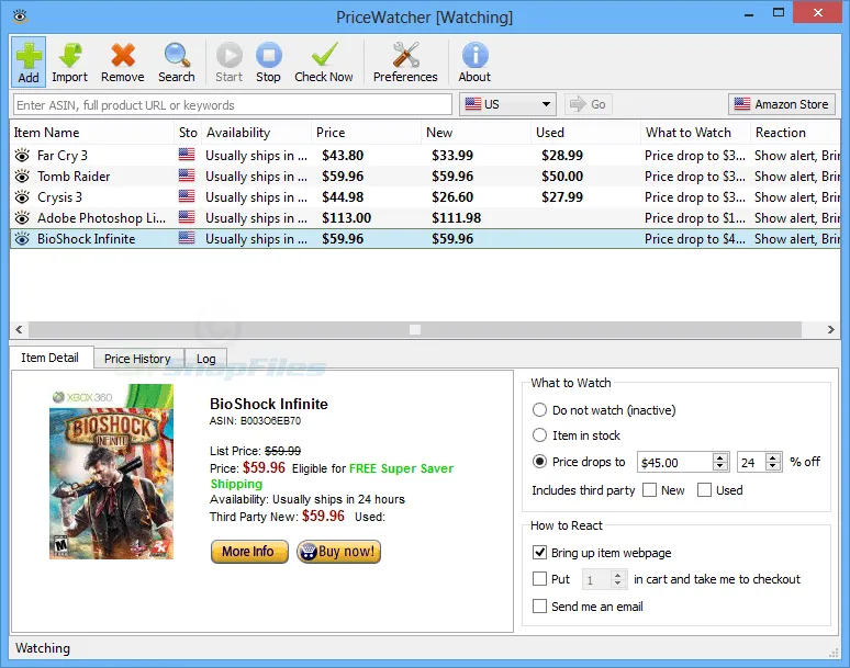PriceWatcher Captura de pantalla 1