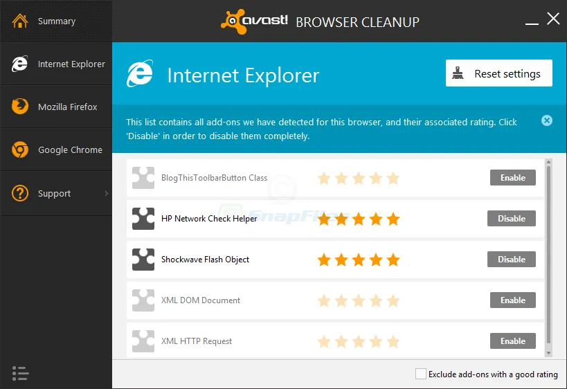 Avast Browser Cleanup Tool Captura de pantalla 2