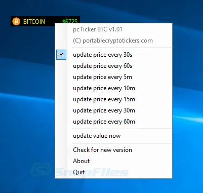 BITCOIN ticker Captura de pantalla 2