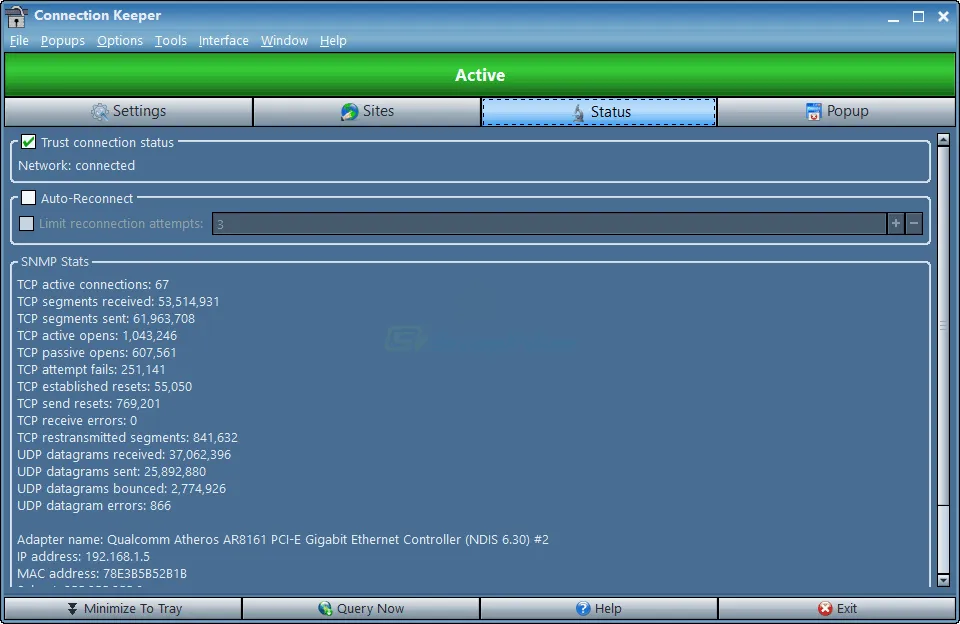 Connection Keeper Captura de pantalla 2