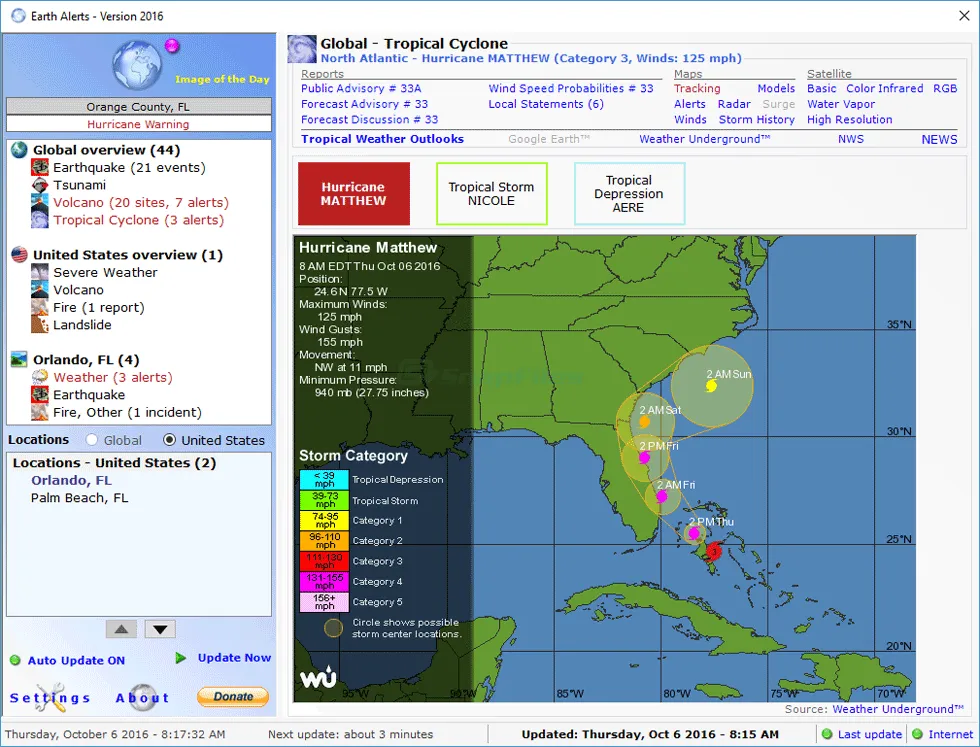 Earth Alerts Captura de pantalla 1