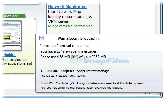 Gmail Manager Captura de pantalla 1