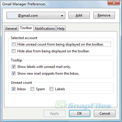 Gmail Manager Captura de pantalla 2