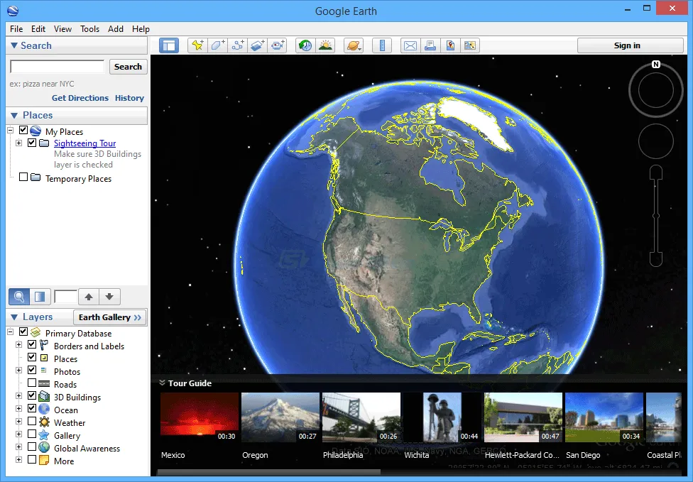 Google Earth Captura de pantalla 1