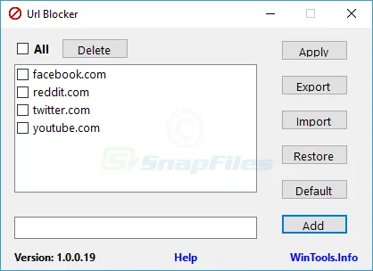 Url Blocker Captura de pantalla 1