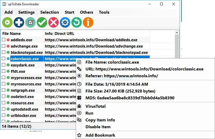 upToDate Downloader Captura de pantalla 2