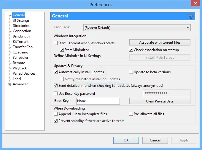 uTorrent Captura de pantalla 2
