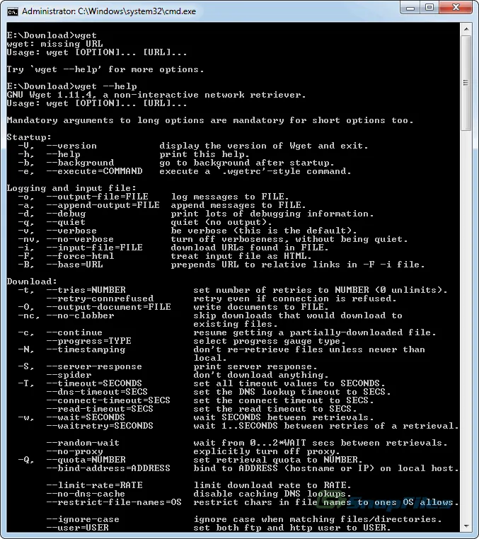 WGET Captura de pantalla 2