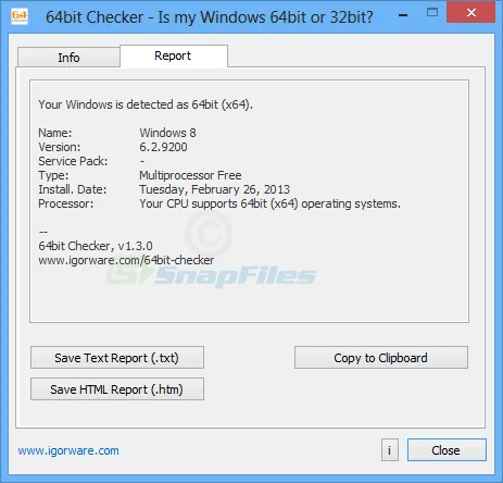 64bit Checker Captura de pantalla 2