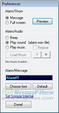 Alarm Captura de pantalla 2