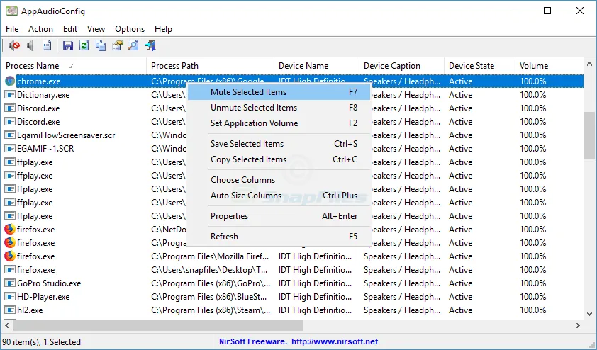 AppAudioConfig Captura de pantalla 1