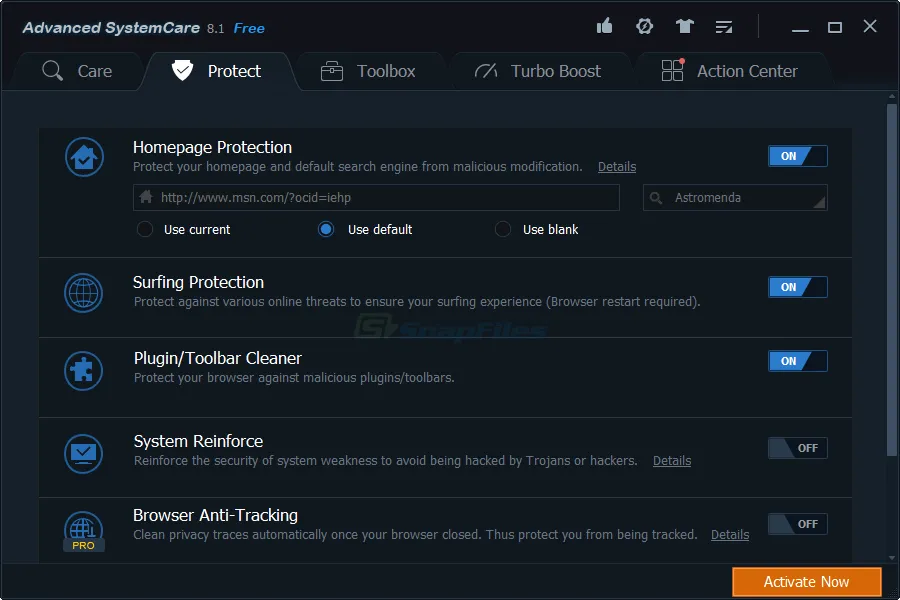 Advanced SystemCare Free Captura de pantalla 2