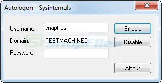 Autologon Captura de pantalla 1