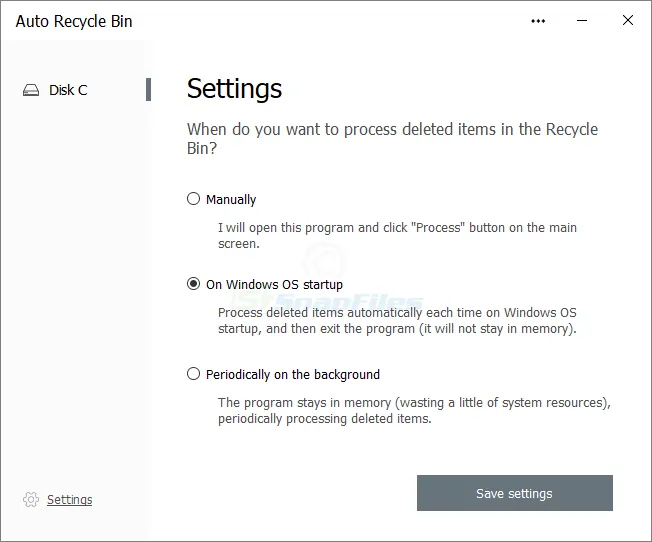 Auto Recycle Bin Captura de pantalla 2