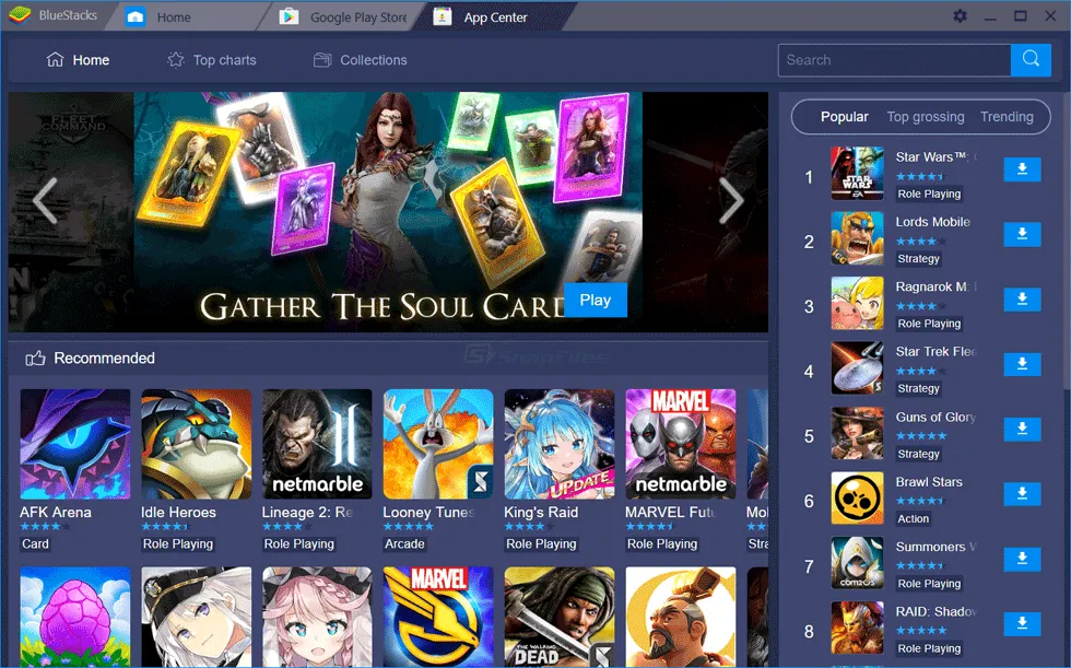 BlueStacks Captura de pantalla 1