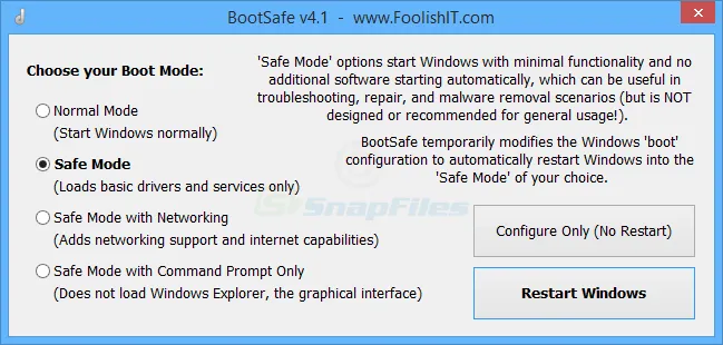 BootSafe Captura de pantalla 1
