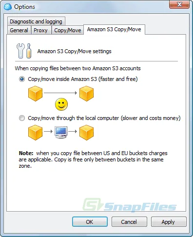 CloudBerry Explorer for Amazon S3 Captura de pantalla 2