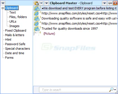 Clipboard Master Captura de pantalla 1