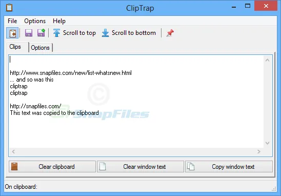 ClipTrap Captura de pantalla 1