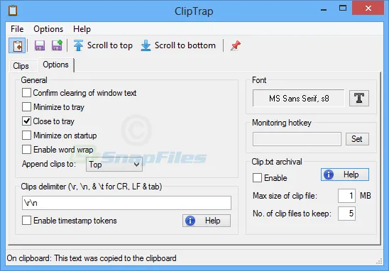 ClipTrap Captura de pantalla 2