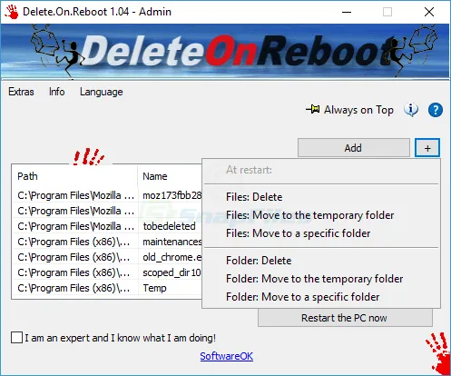 Delete.On.Reboot Captura de pantalla 2