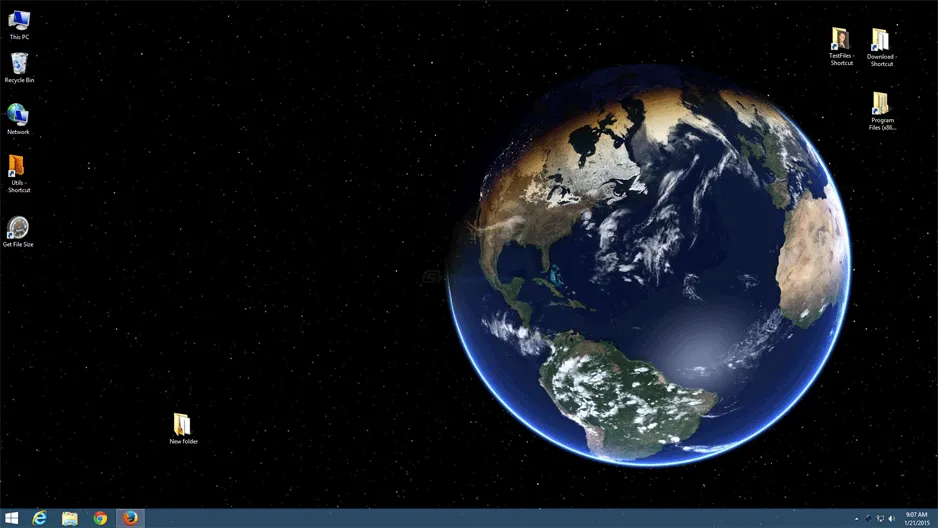 Desktop Earth Captura de pantalla 1