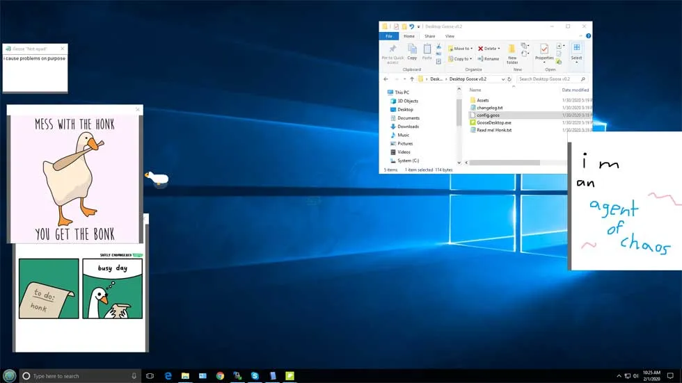 Desktop Goose Captura de pantalla 2