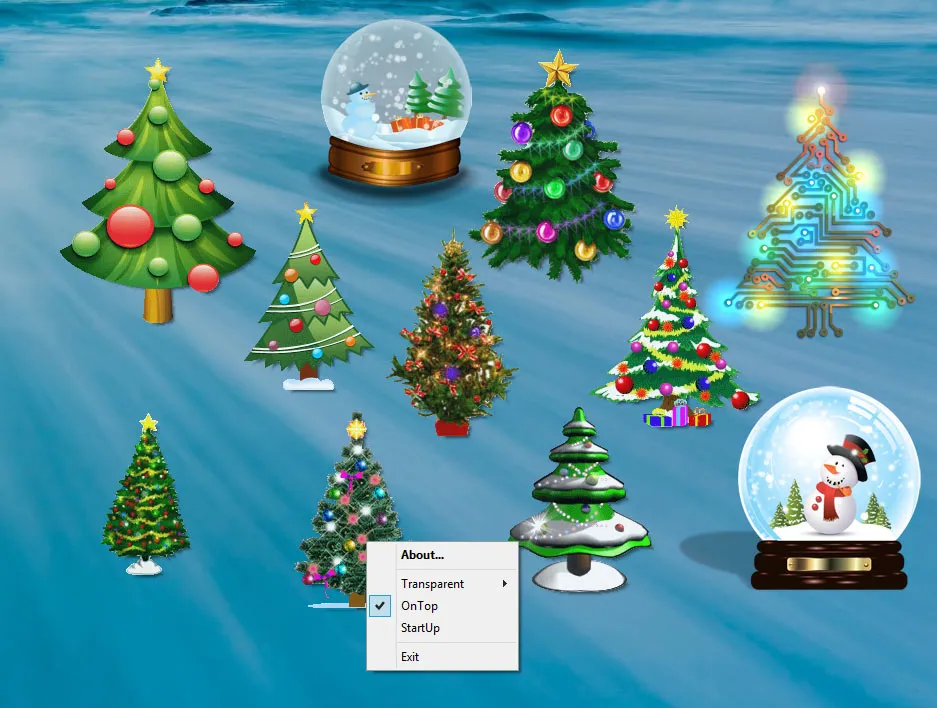 Desktop Christmas Trees Captura de pantalla 1