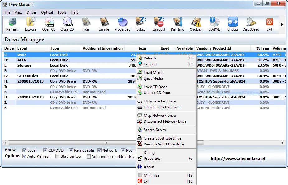 Drive Manager Captura de pantalla 1