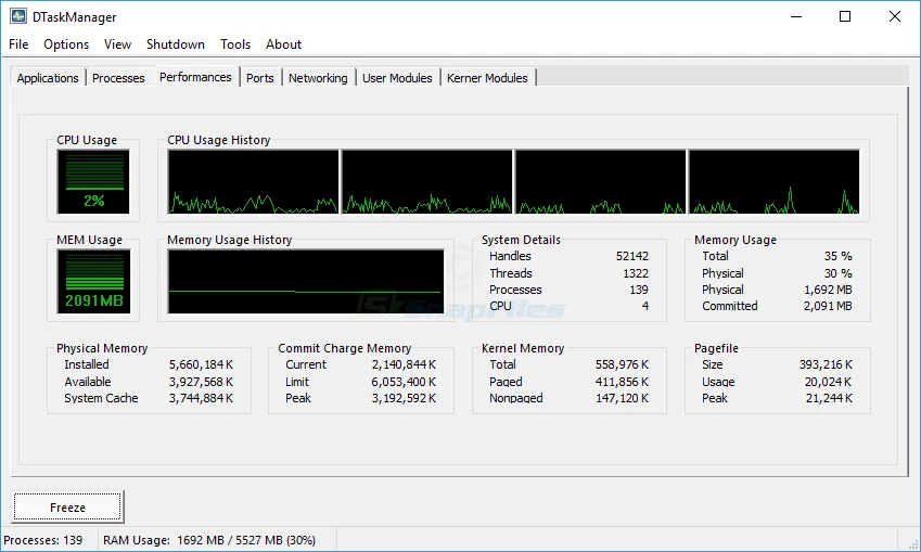 DTaskManager Captura de pantalla 2