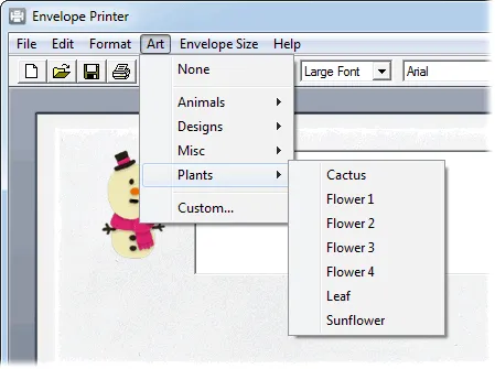 Envelope Printer Lite Captura de pantalla 2