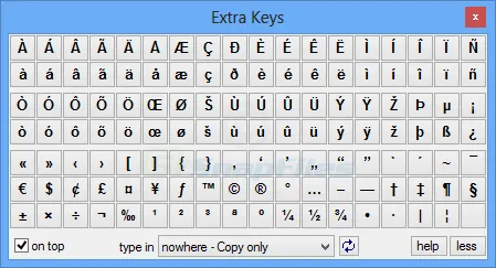 Extra Keys Captura de pantalla 2