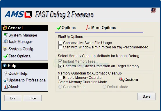 Fast Defrag Standard Captura de pantalla 2