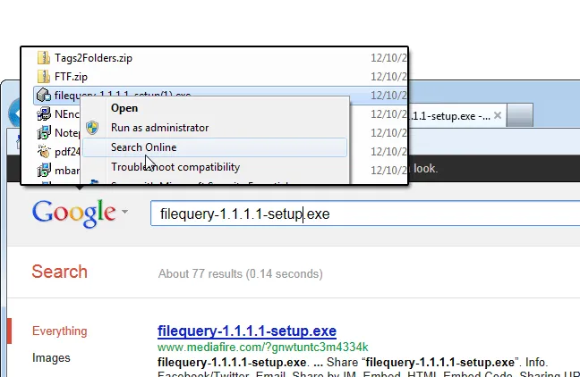 FileQuery Captura de pantalla 1