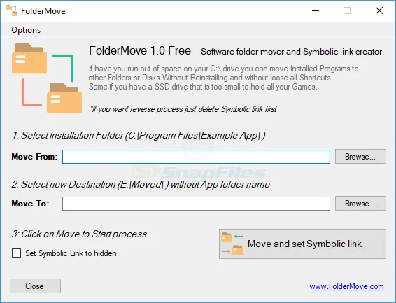 FolderMove Captura de pantalla 1