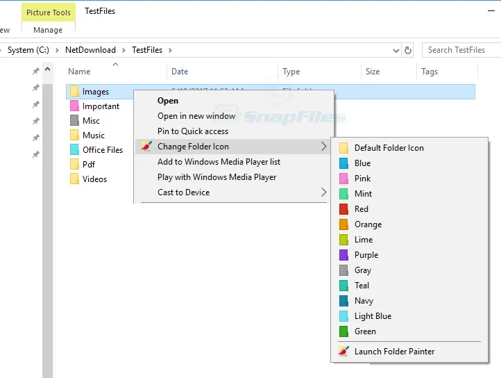 Folder Painter Captura de pantalla 1