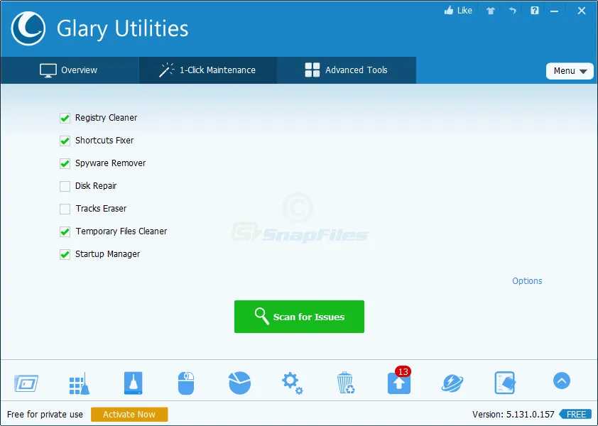 Glary Utilities Free Captura de pantalla 2