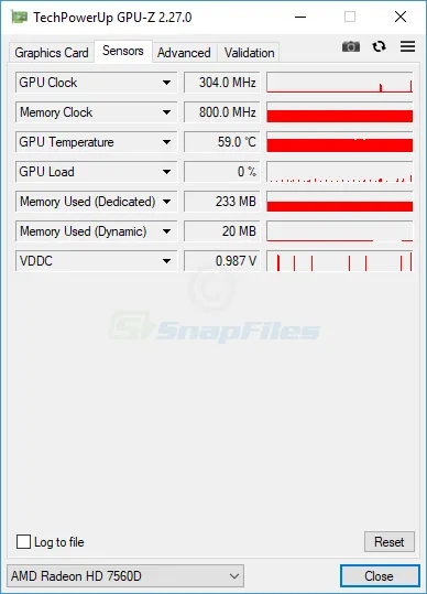 GPU-Z Captura de pantalla 2