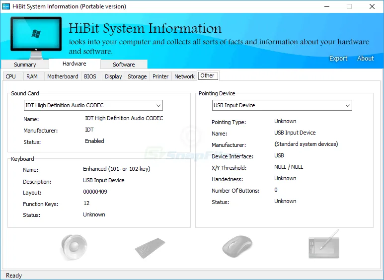 HiBit System Information Captura de pantalla 2