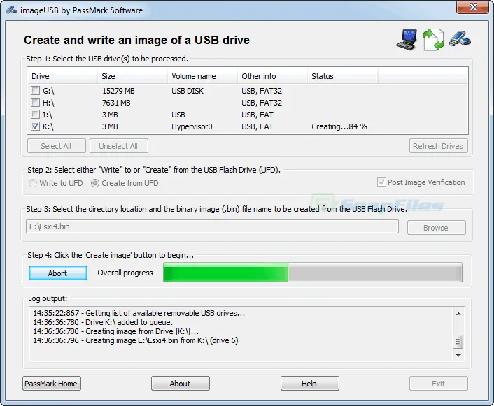 ImageUSB Captura de pantalla 2
