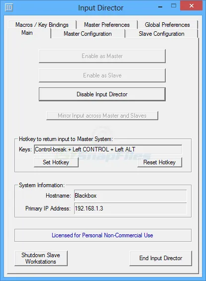 Input Director Captura de pantalla 2