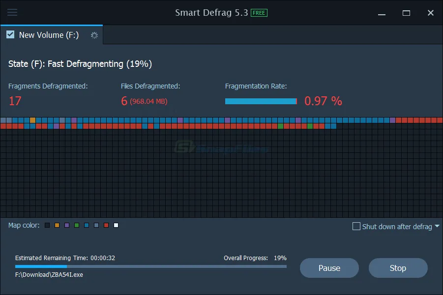 IObit Smart Defrag Captura de pantalla 2