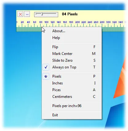 JR Screen Ruler Captura de pantalla 2