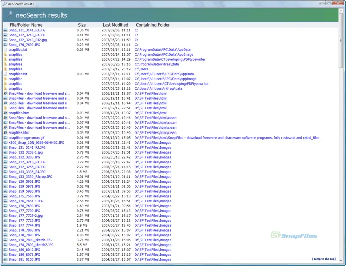 neoSearch Captura de pantalla 2