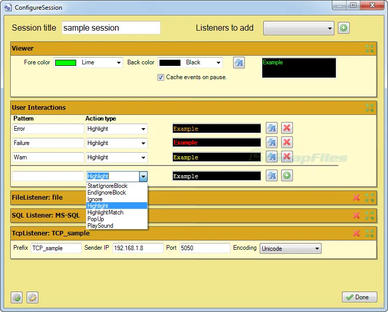 logview4net Captura de pantalla 1